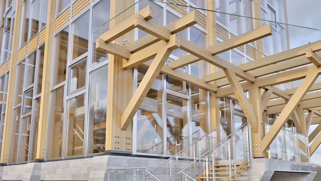 Гостей юбилейного X конгресса Ассоциации деревянного домостроения примут в самом высоком деревянном офисном здании России