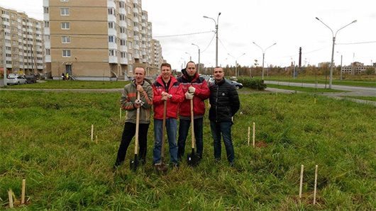 Компании «Окна Хаус» и «профайн РУС» приняли участие в волонтерской экологической акции в Санкт-Петербурге