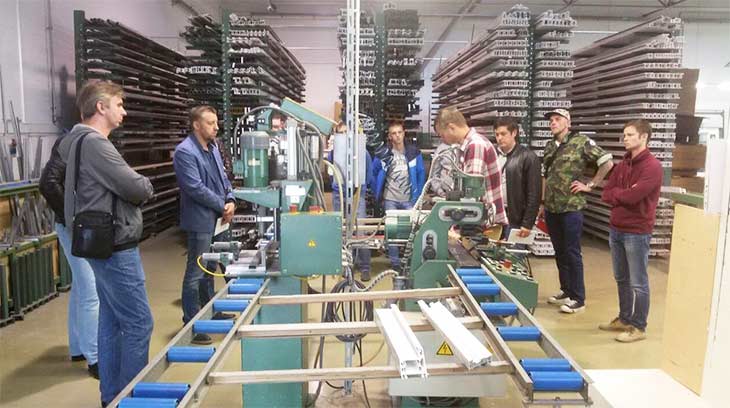 Стратегический партнер компании «профайн РУС» в Беларуси посетил производство профильных систем KBE в подмосковном Воскресенске