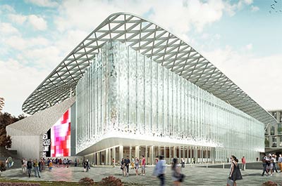 Эксперты оценят качество фасадов концертного зала в «Зарядье»