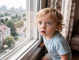 Ограничители на окна для защиты детей призвала ставить омбудсмен class= Ограничители на окна для защиты детей призвала ставить омбудсмен