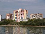 Новосибирск. Вид с реки по моему- уродливо