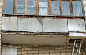 Балконы в городах Владимирской области продолжают рушиться