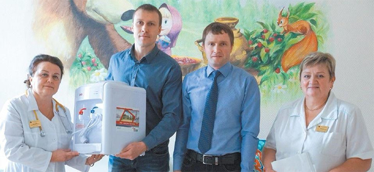 profine RUS совместно с партнером провела частичное остекление городской больницы в г. Коряжме