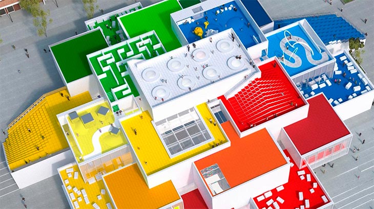 Гигантское здание-«конструктор» LEGO построили в Дании
