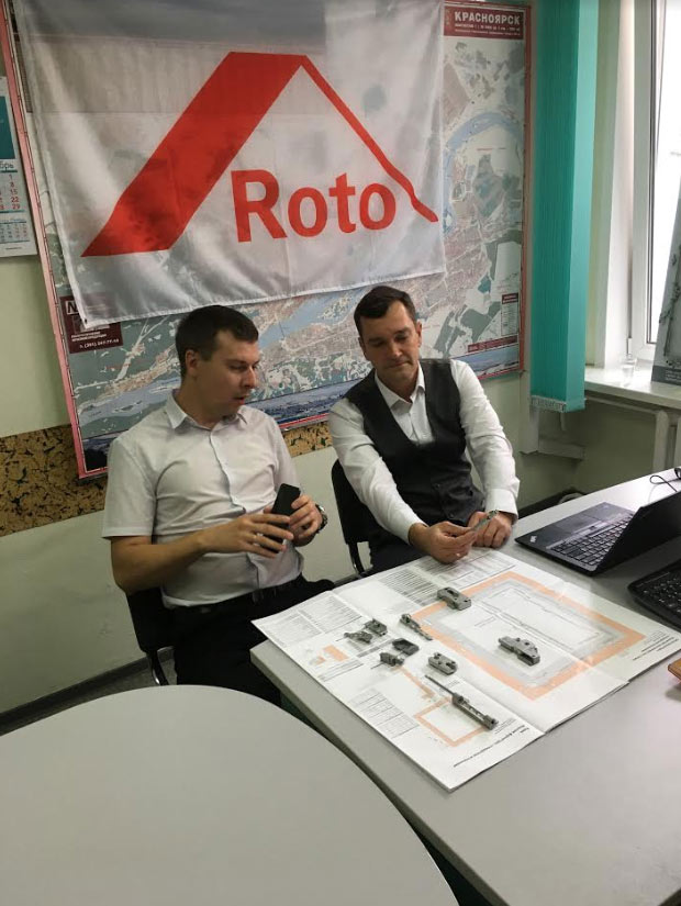 Поворотно-откидная фурнитура Roto NX на семинаре для филиала «ТБМ» в Красноярске