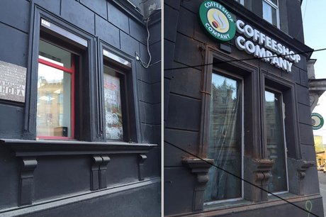 Владелец помещения бывшего кафе «Снежинка» восстановит фасад здания