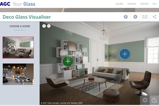 DECO GLASS VISUALISER – новый инструмент создания интерьера вашей мечты