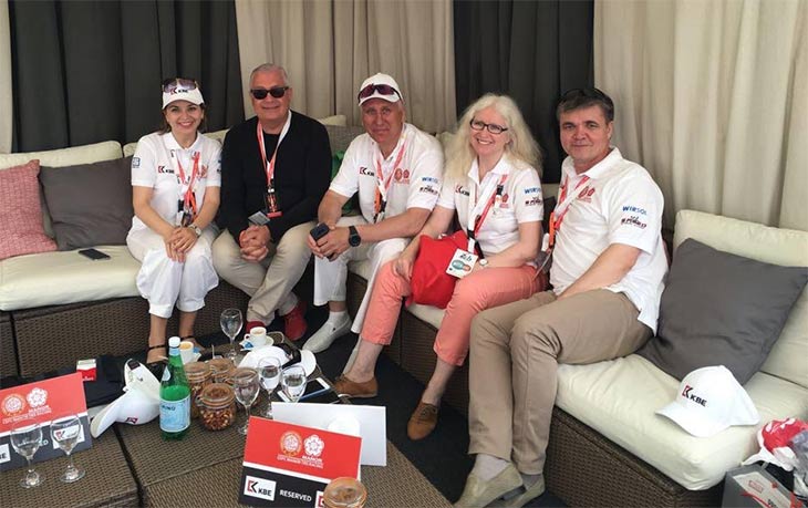 Ключевые партнеры «профайн РУС» посетили заезд болида KBE на гонке «24 часа Ле-Мана»
