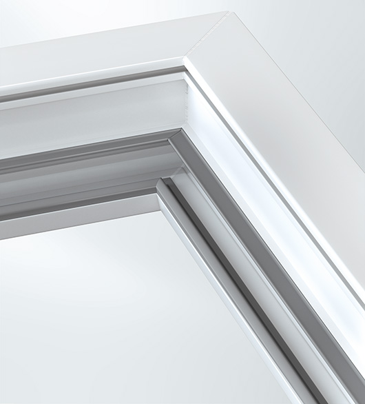 Schüco LivIng: решение с тремя контурами уплотнения Schüco LivIng: решение с тремя контурами уплотнения