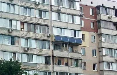 Владимирец установил солнечные батареи на балконе многоэтажки