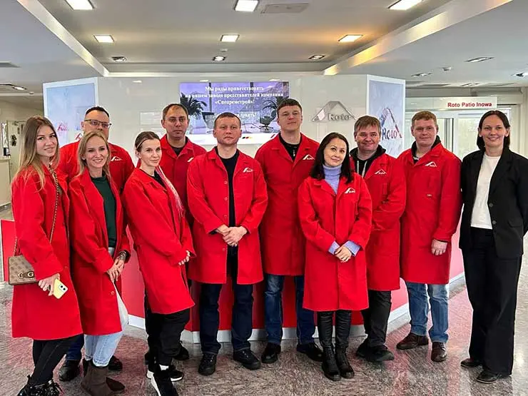Завод «РОТО ФРАНК» в Ногинске посетили партнеры из компании «СпецРемСтрой» 