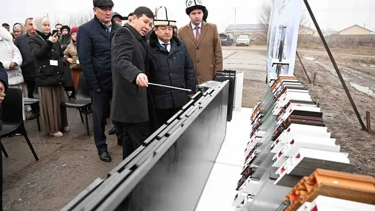 В Чуйской области началось строительство завода по производству окон
