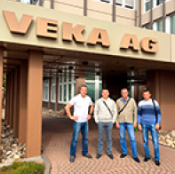 Партнеры компании LUVIN посетили главный офис VEKA AG