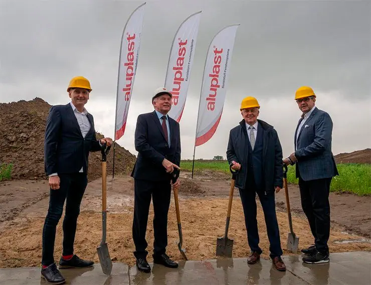 Aluplast начинает второй этап строительства завода по производству ПВХ-профиля в Польше