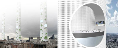 Компанией Popularchitecture был предложен проект 500-этажного небоскреба New Town Tower высотой 1,5 километра