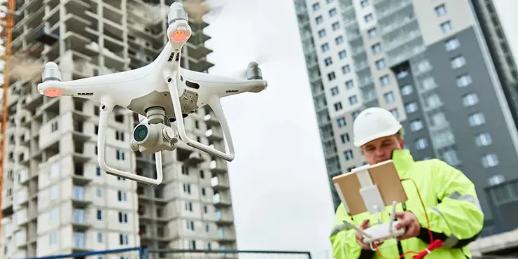 Минстрой поддержал инициативу по расширению применения дронов в строительстве