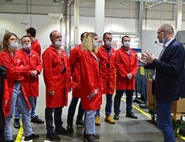 Сотрудники компании «Амега» посетили завод «РОТО ФРАНК»