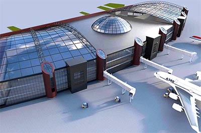 Остекление в Калининградском аэропорту «Храброво» должны завершить за две недели