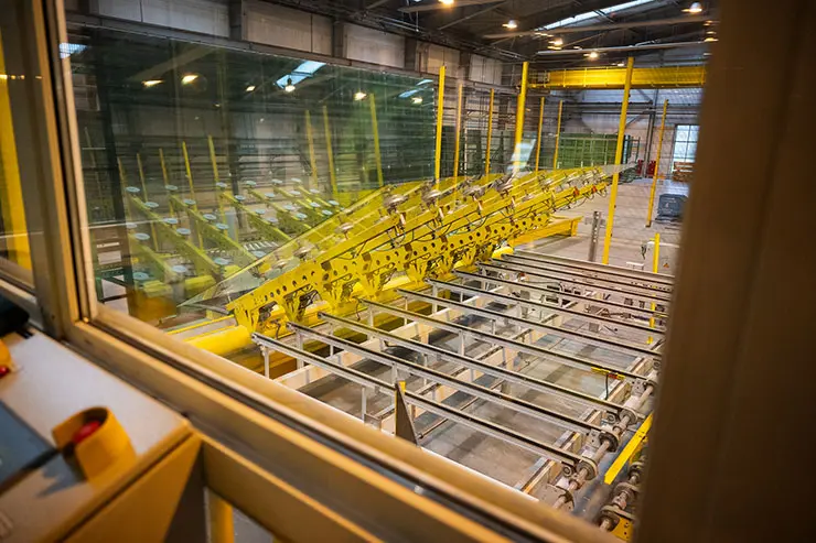 Завод по производству листового строительного и архитектурного стекла «Ларта Гласс» в Раменском Московской области. Ноябрь 2024 Завод по производству листового строительного и архитектурного стекла «Ларта Гласс» в Раменском Московской области. Ноябрь 2024