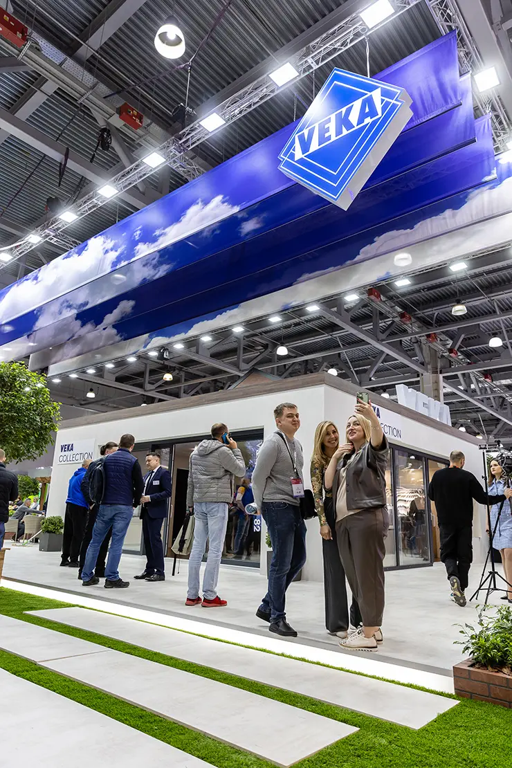 Стенд VEKA Rus, MosBuild 2023 Стенд VEKA Rus, MosBuild 2023