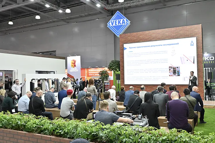 Стенд VEKA Rus на MosBuild 2023 Стенд VEKA Rus на MosBuild 2023