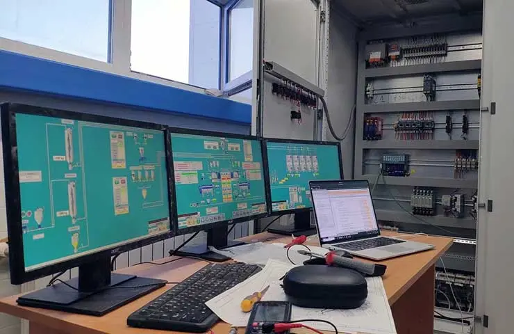 АСУ новой башни смешения в 1-м корпусе АСУ новой башни смешения в 1-м корпусе