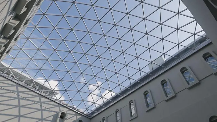 Проект купола из алюминиевых светопрозрачных конструкций над консерваторией Римского-Корсакова