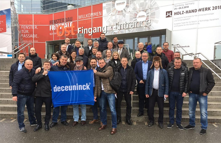 Сотрудники и клиенты Deceuninck посетили выставку Fensterbau Frontale в Нюрнберге