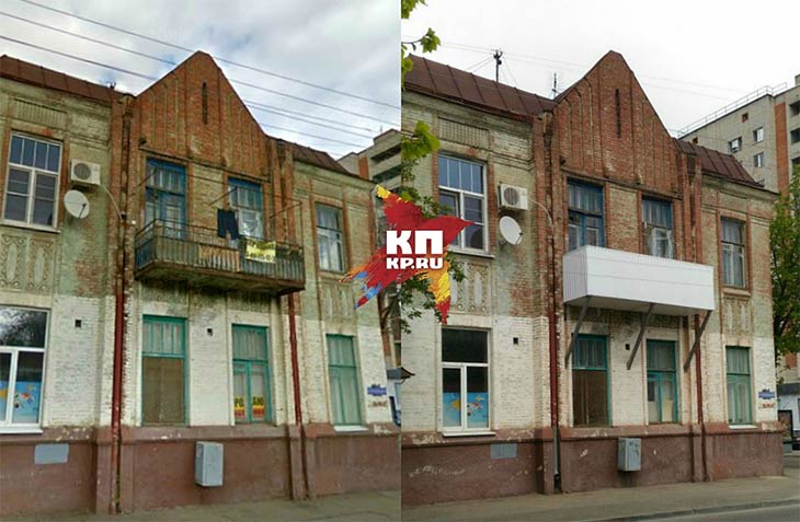 В Краснодаре оштрафуют хозяина квартиры, который самовольно отреставрировал балкон в «доме с розой»