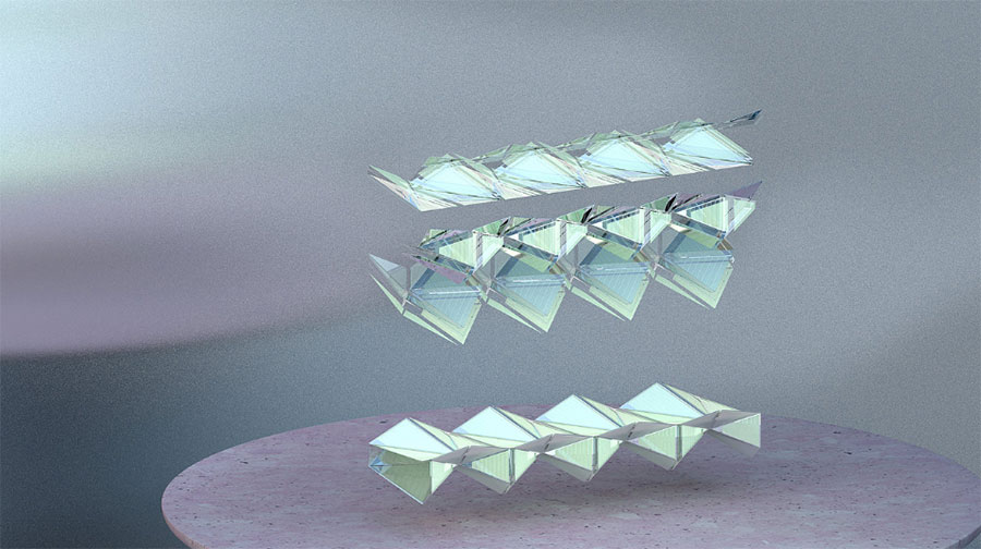 Экран-оригами превращает окна в солнечные панели