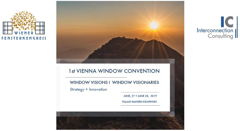 1-й Венский оконный конгресс откроется 27 июня 2019 года