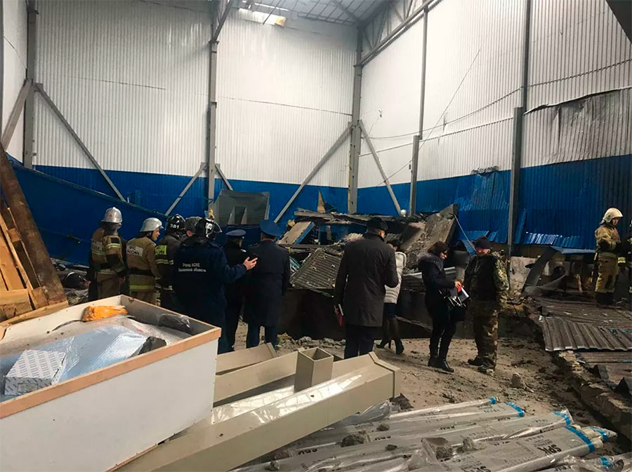 На заводе по производству окон и дверей в Орловской области произошел взрыв