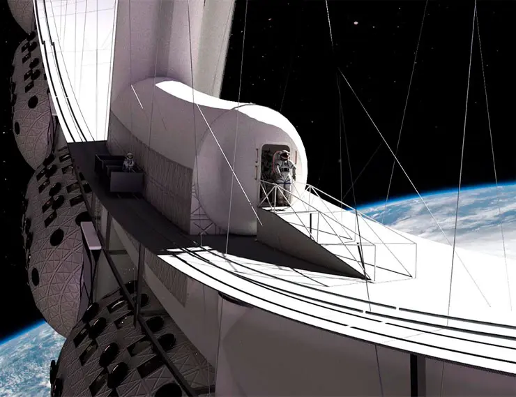 Космический отель Voyager Station – особенности конструкции