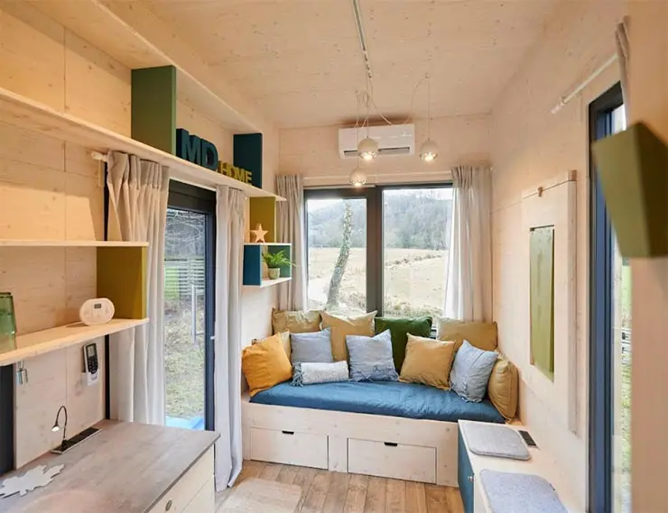 Крошечный дом с решениями SIEGENIA доказывает, что пространство в несколько квадратных метров может быть комфортным